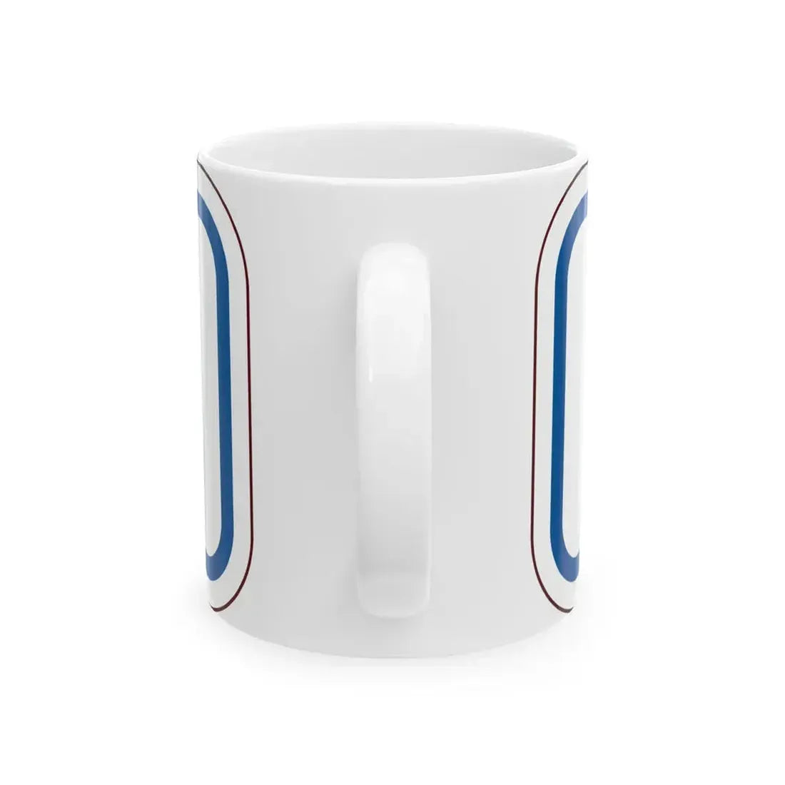 PBOT Road sign P4730 (Oregon) (Road Sign) White Coffee Mug - Go Mug Yourself
