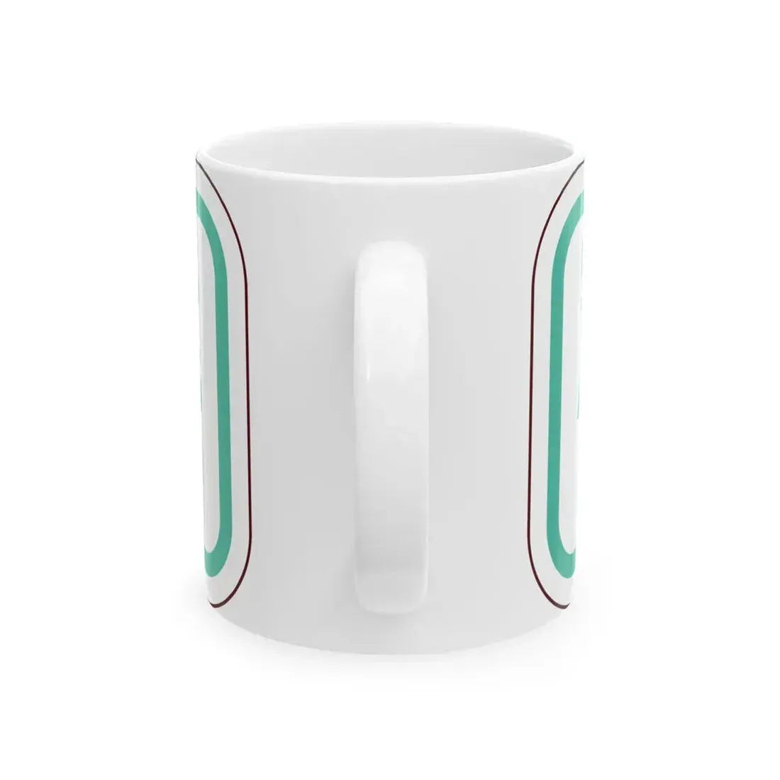 PBOT Road sign P4740 (Oregon) (Road Sign) White Coffee Mug - Go Mug Yourself