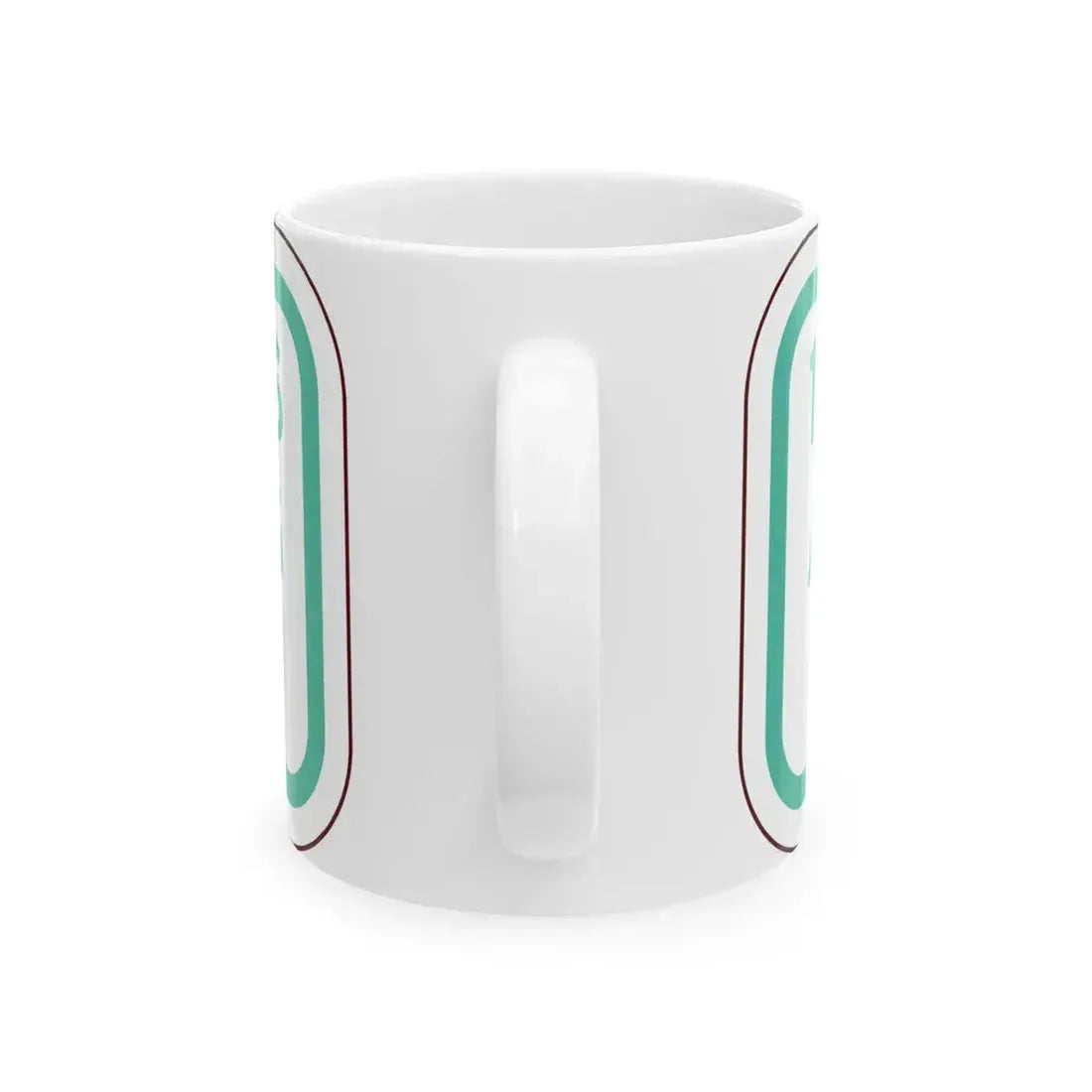 PBOT Road sign P4750 (Oregon) (Road Sign) White Coffee Mug - Go Mug Yourself