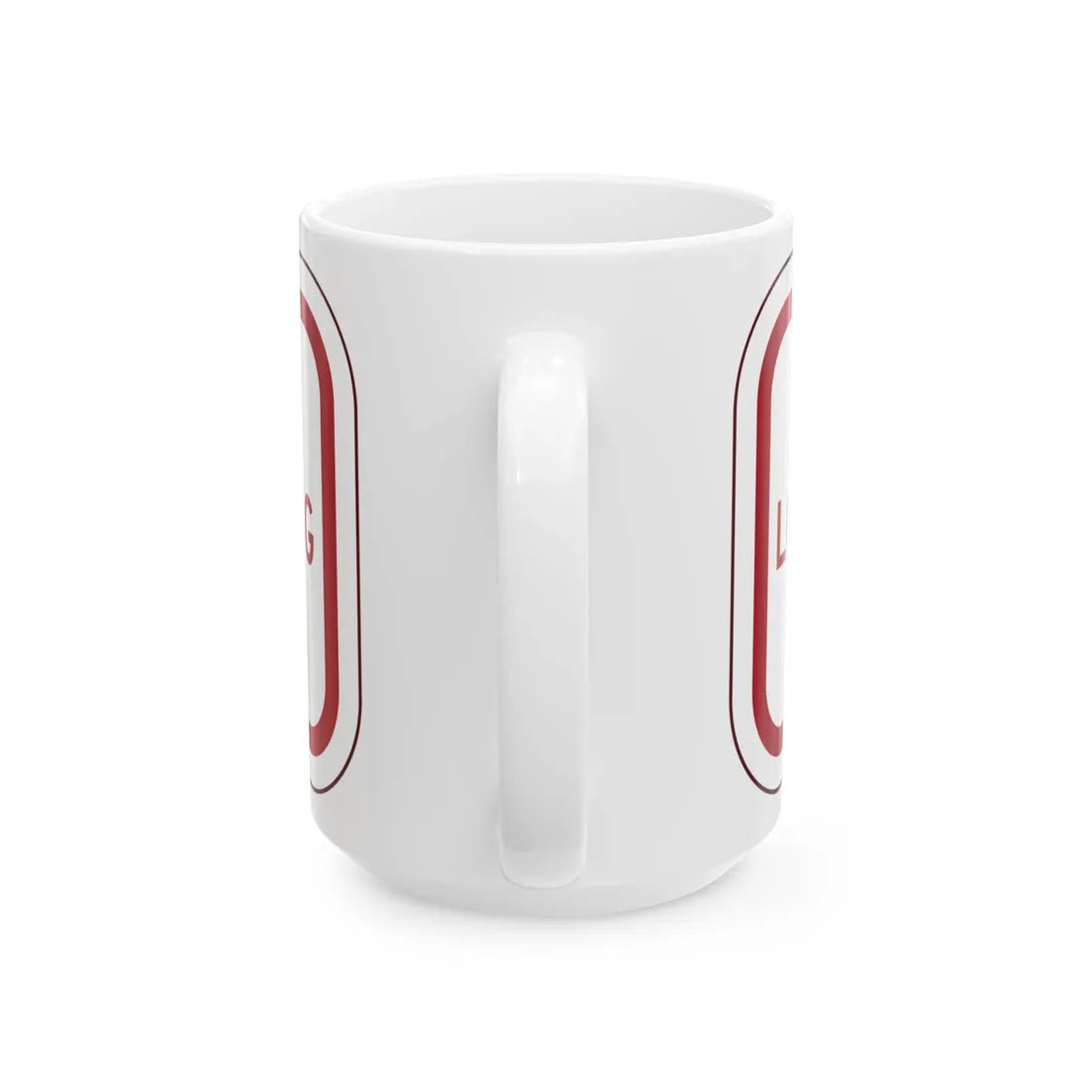 PBOT Road sign P4870 (Oregon) (Road Sign) White Coffee Mug - Go Mug Yourself