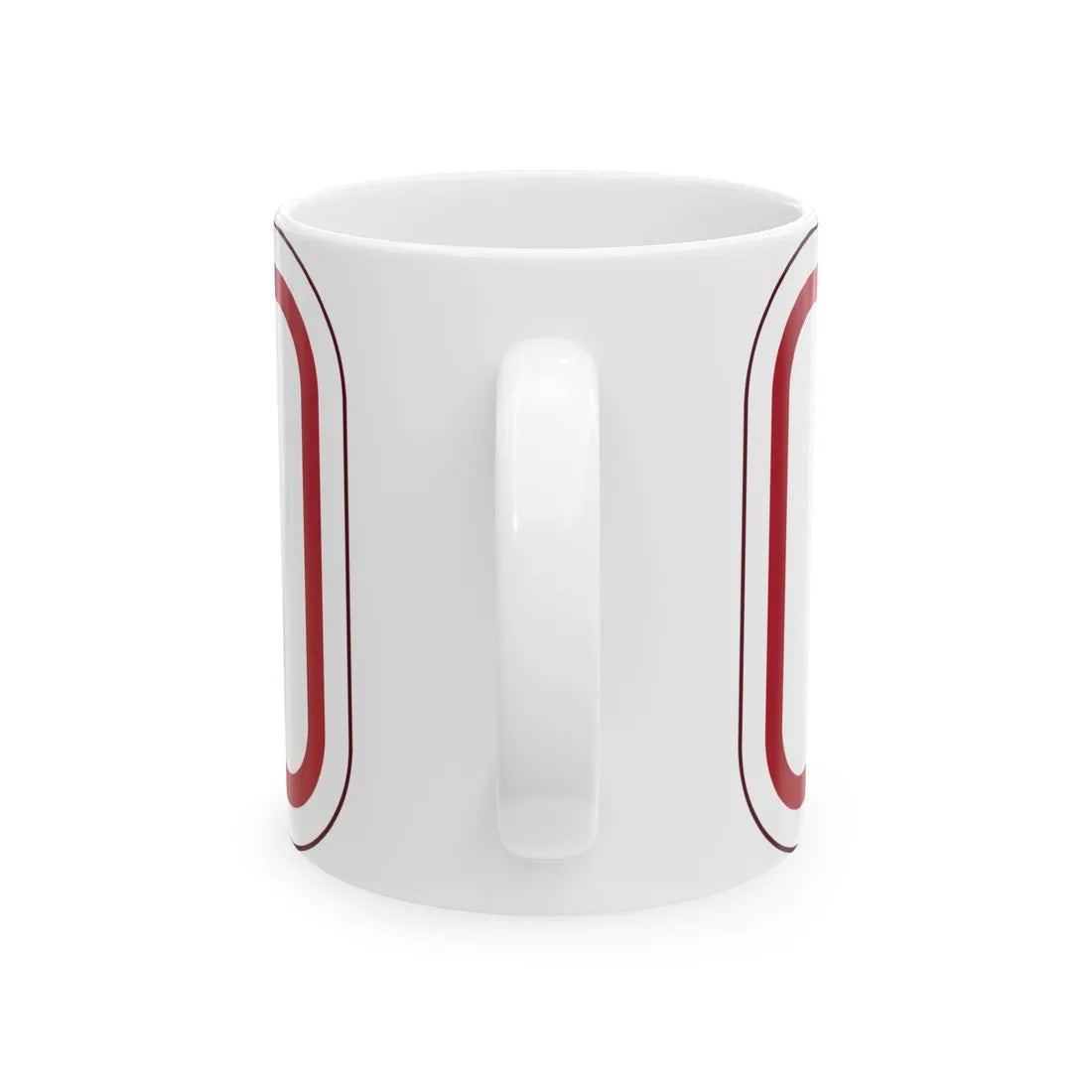 PBOT Road sign P4890 (Oregon) (Road Sign) White Coffee Mug - Go Mug Yourself