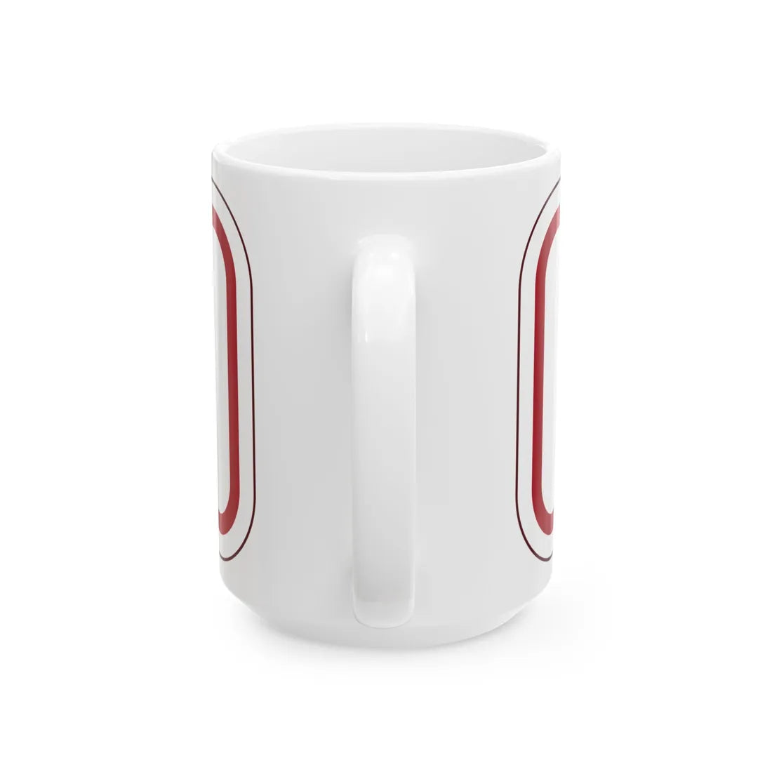 PBOT Road sign P4890 (Oregon) (Road Sign) White Coffee Mug - Go Mug Yourself
