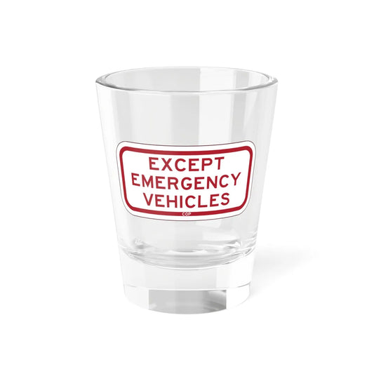 PBOT Road sign P4895 (Oregon) (Road Sign) Shot Glass 1.5oz 1.5oz - Go Mug Yourself