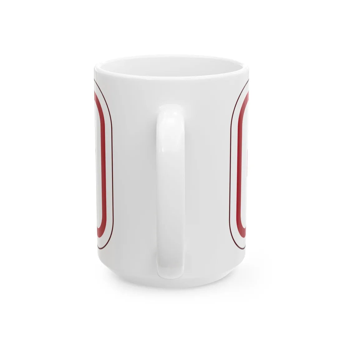 PBOT Road sign P4895 (Oregon) (Road Sign) White Coffee Mug - Go Mug Yourself
