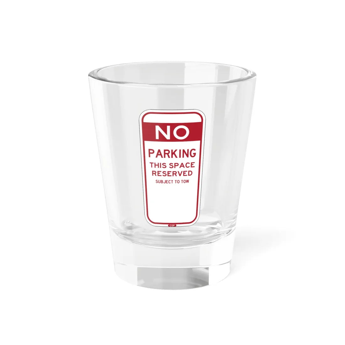 PBOT Road sign P6070 (Oregon) (Road Sign) Shot Glass 1.5oz 1.5oz - Go Mug Yourself