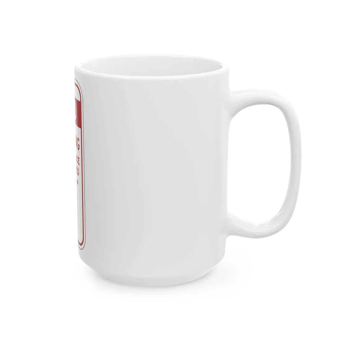 PBOT Road sign P6070 (Oregon) (Road Sign) White Coffee Mug - Go Mug Yourself