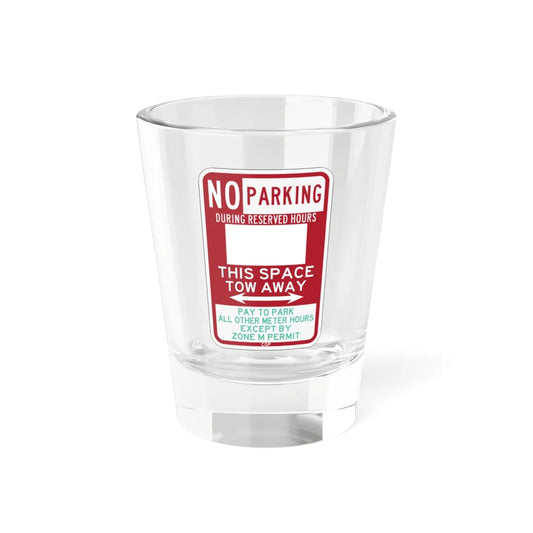PBOT Road sign P6112 (Oregon) (Road Sign) Shot Glass 1.5oz 1.5oz - Go Mug Yourself