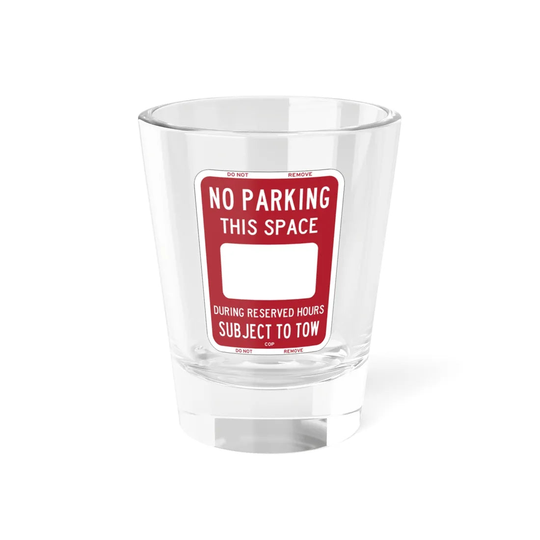 PBOT Road sign P6220 (Oregon) (Road Sign) Shot Glass 1.5oz 1.5oz - Go Mug Yourself