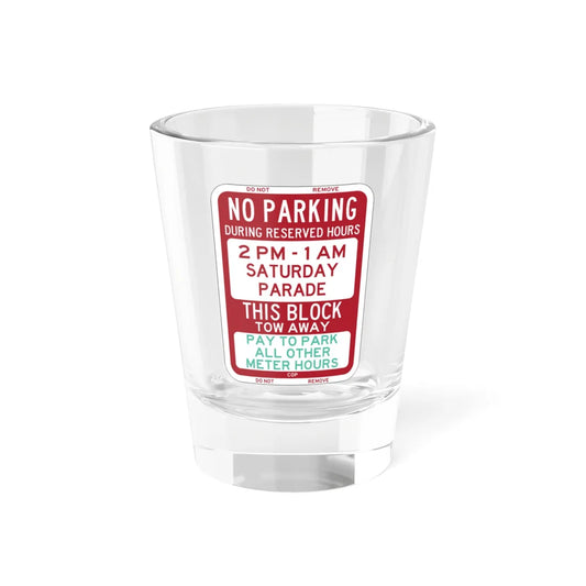 PBOT Road sign P6240 (Oregon) (Road Sign) Shot Glass 1.5oz 1.5oz - Go Mug Yourself