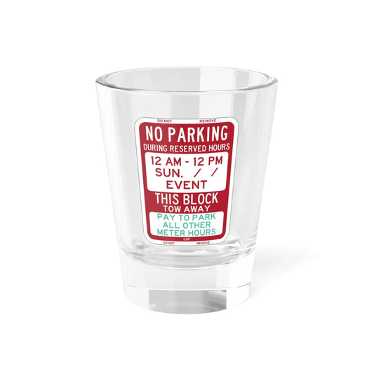 PBOT Road sign P6260 (Oregon) (Road Sign) Shot Glass 1.5oz 1.5oz - Go Mug Yourself