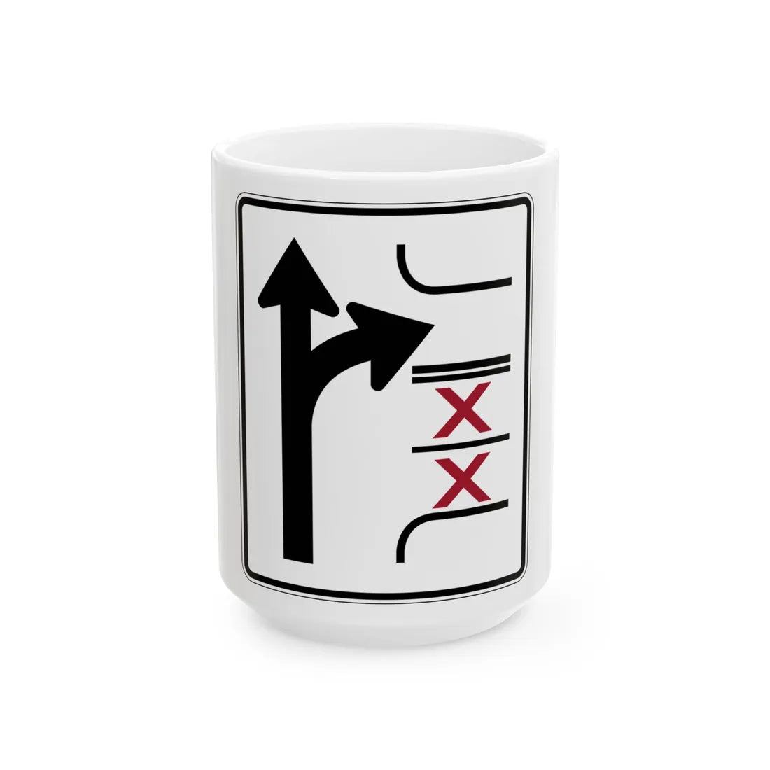PBOT Road sign R3345 (Oregon) (Road Sign) White Coffee Mug 15oz - Go Mug Yourself