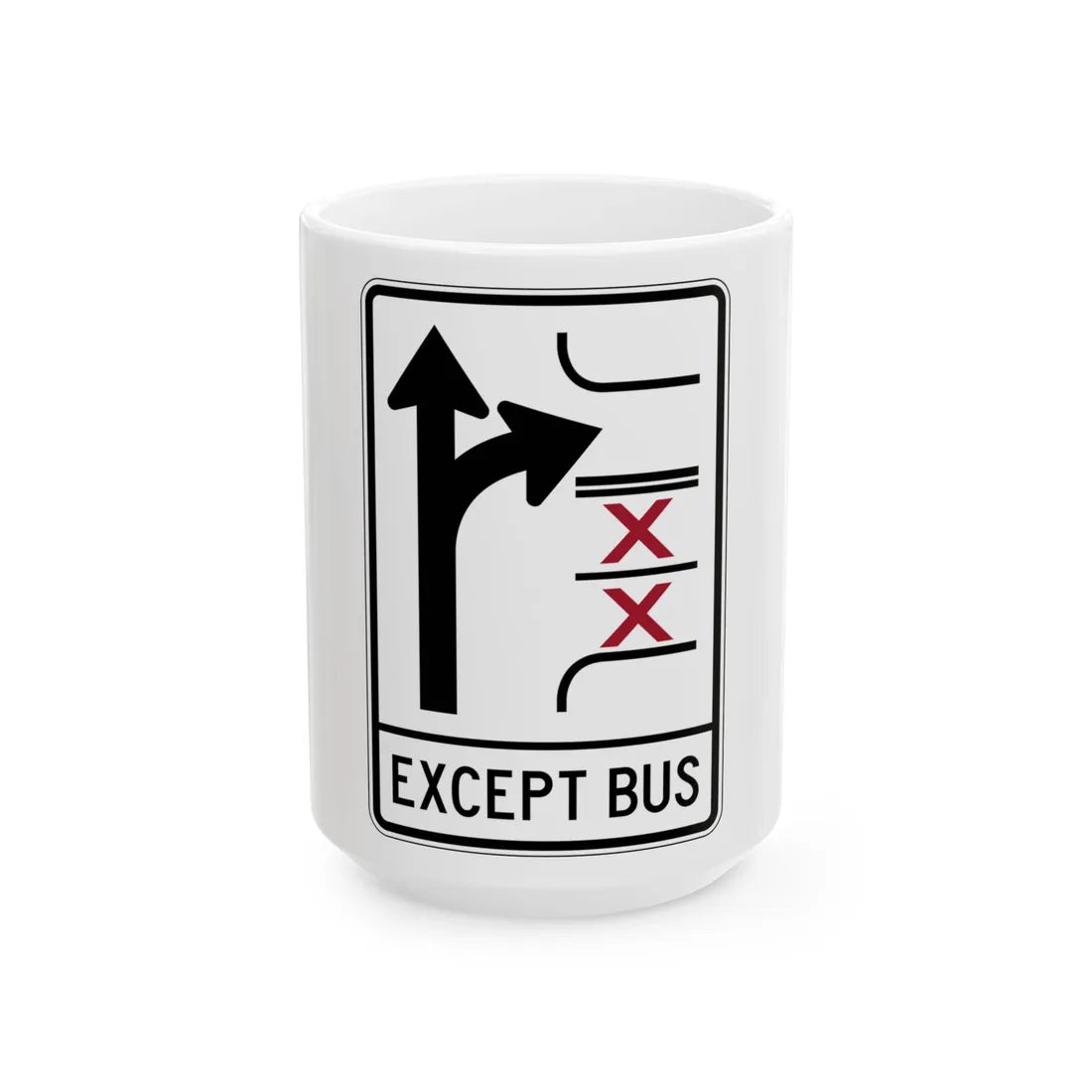 PBOT Road sign R3347V (Oregon) (Road Sign) White Coffee Mug 15oz - Go Mug Yourself