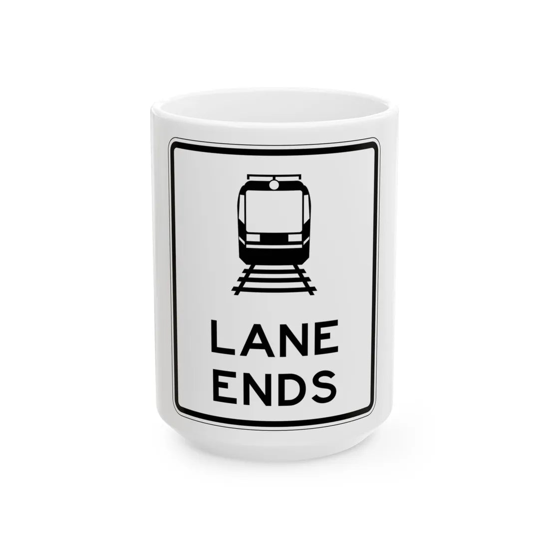PBOT Road sign R3455 (Oregon) (Road Sign) White Coffee Mug 15oz - Go Mug Yourself