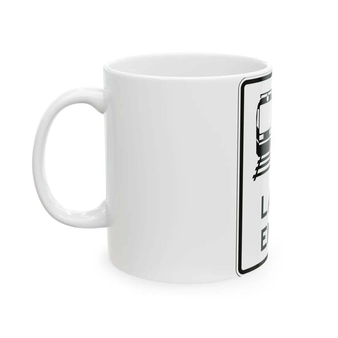PBOT Road sign R3456 (Oregon) (Road Sign) White Coffee Mug - Go Mug Yourself