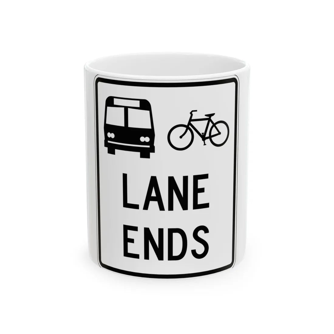 PBOT Road sign R3457 (Oregon) (Road Sign) White Coffee Mug 11oz - Go Mug Yourself