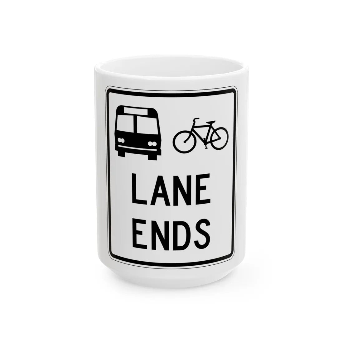 PBOT Road sign R3457 (Oregon) (Road Sign) White Coffee Mug 15oz - Go Mug Yourself