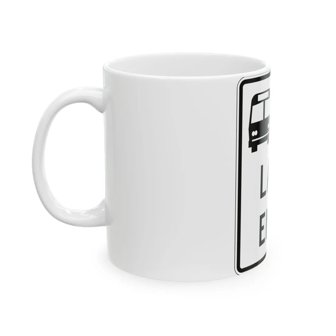 PBOT Road sign R3457 (Oregon) (Road Sign) White Coffee Mug - Go Mug Yourself