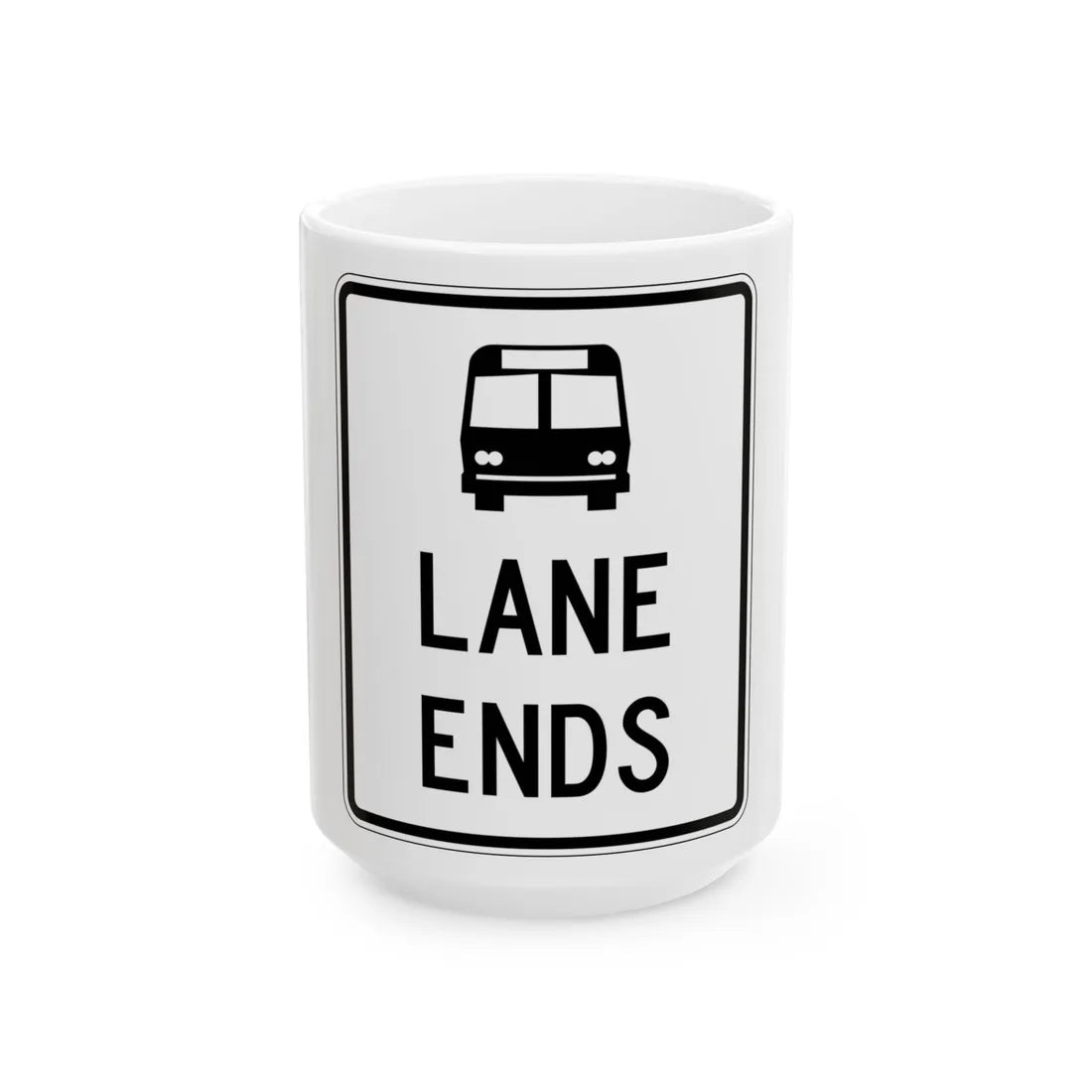 PBOT Road sign R3458 (Oregon) (Road Sign) White Coffee Mug 15oz - Go Mug Yourself