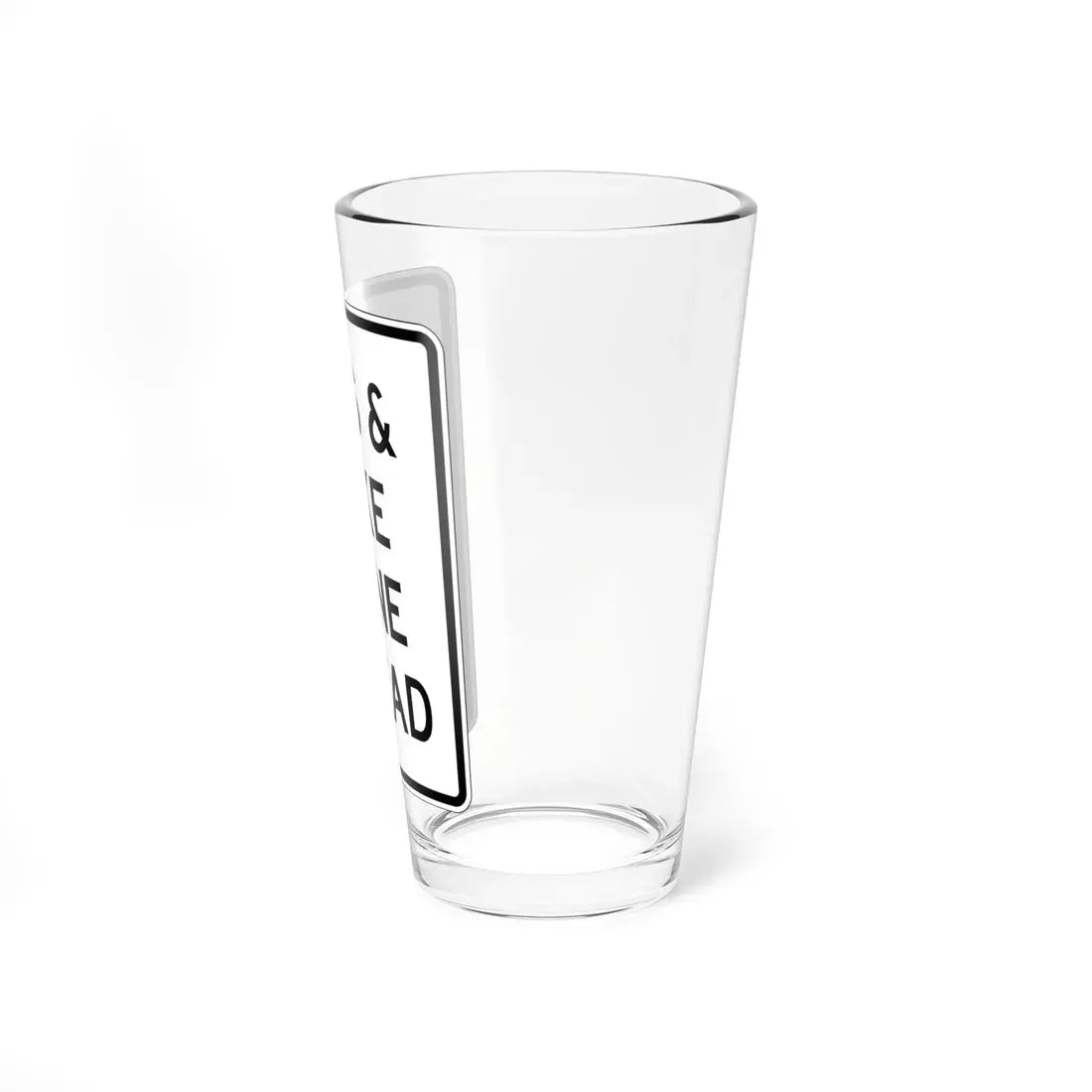 PBOT Road sign R3540 (Oregon) (Road Sign) Pint Glass 16oz - Go Mug Yourself
