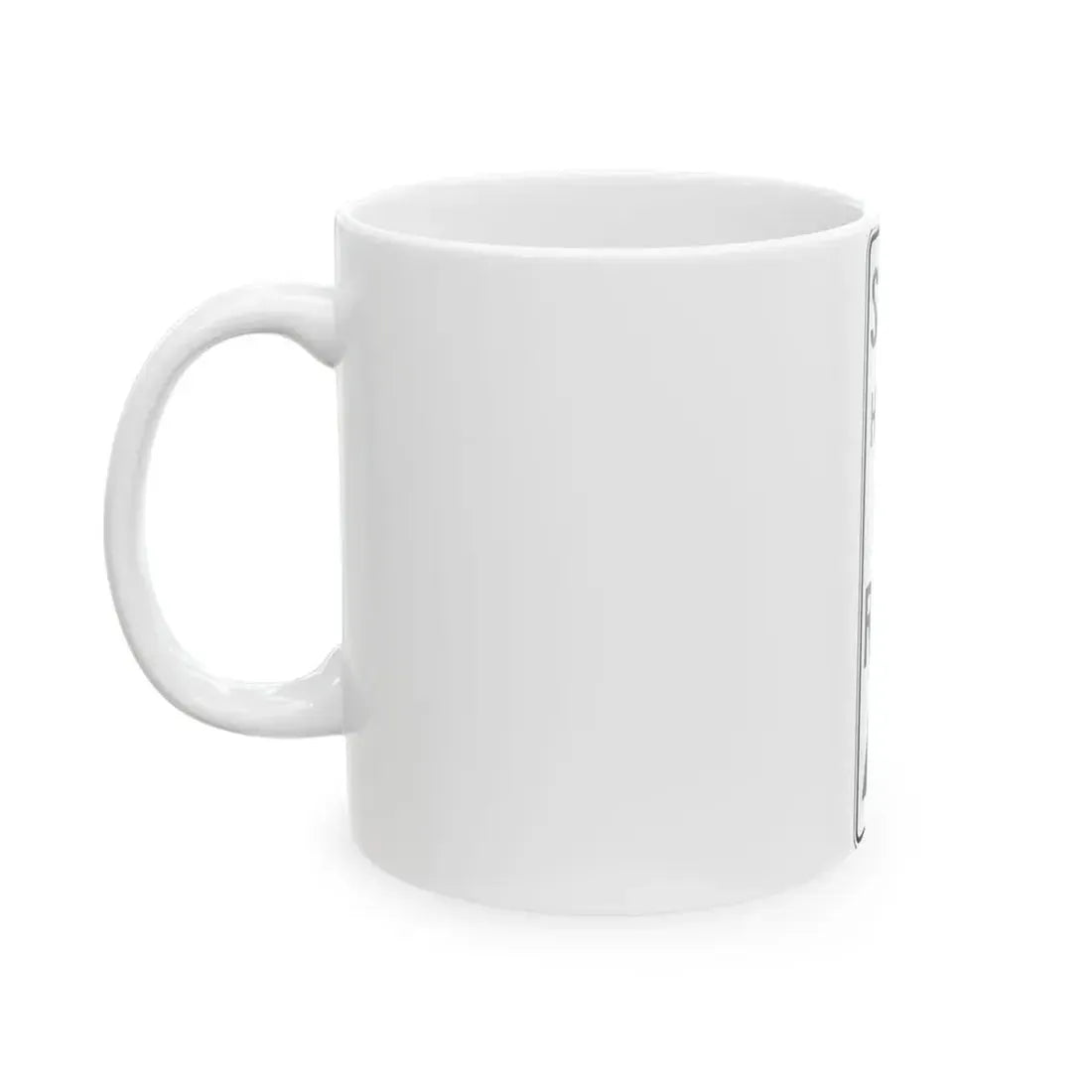PBOT Road sign R4005 (Oregon) (Road Sign) White Coffee Mug - Go Mug Yourself