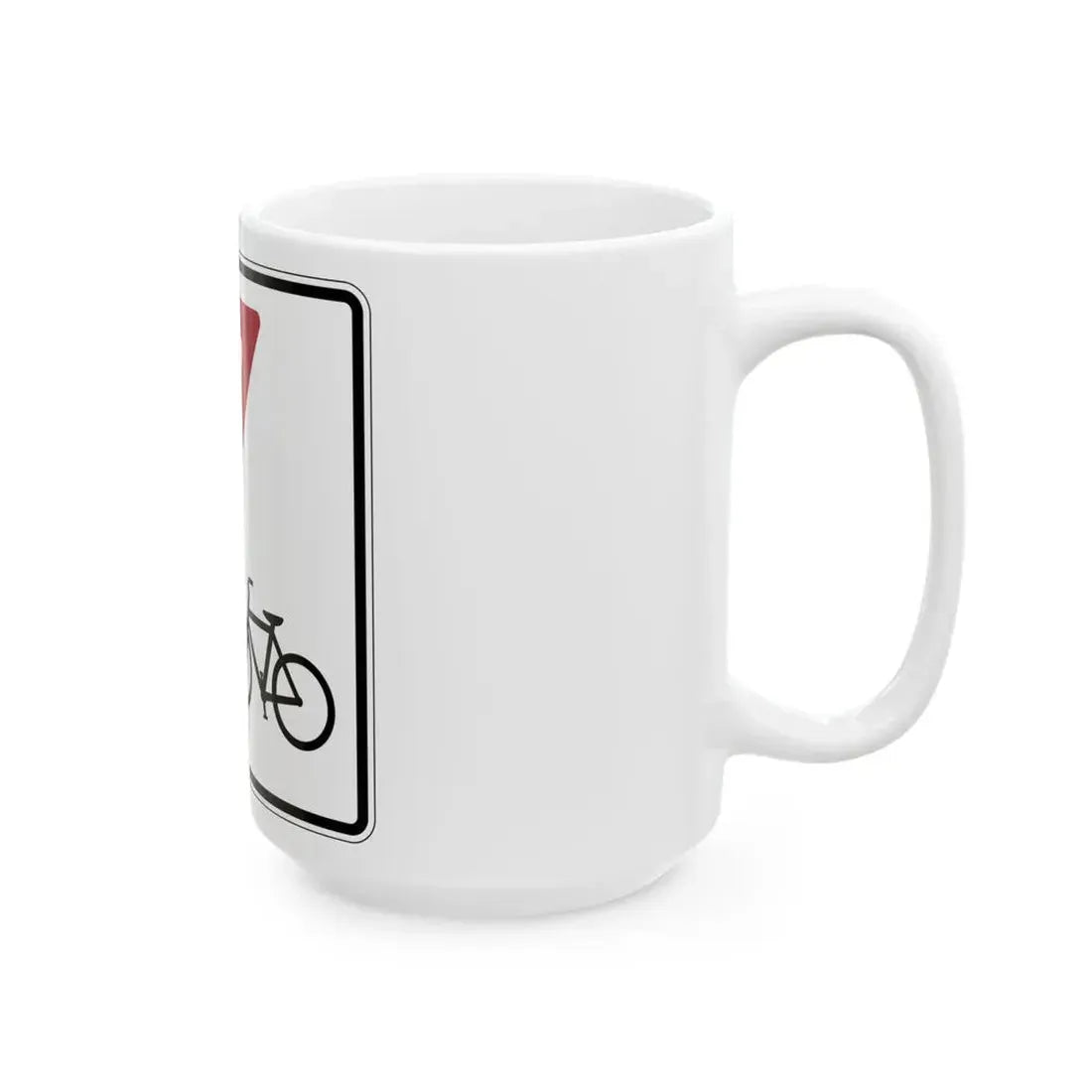 PBOT Road sign R4037 (Oregon) (Road Sign) White Coffee Mug - Go Mug Yourself