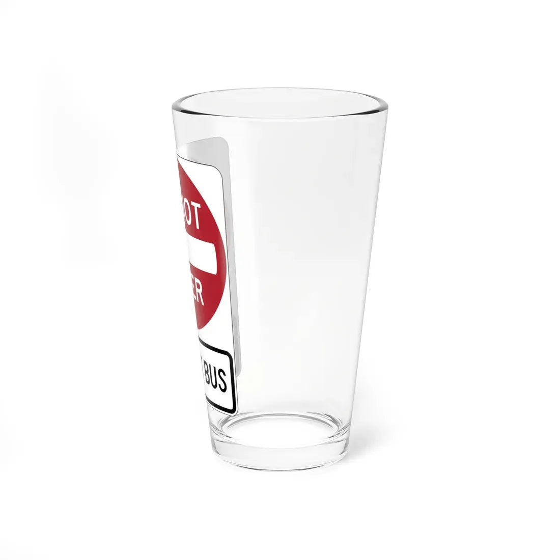 PBOT Road sign R5101V (Oregon) (Road Sign) Pint Glass 16oz - Go Mug Yourself