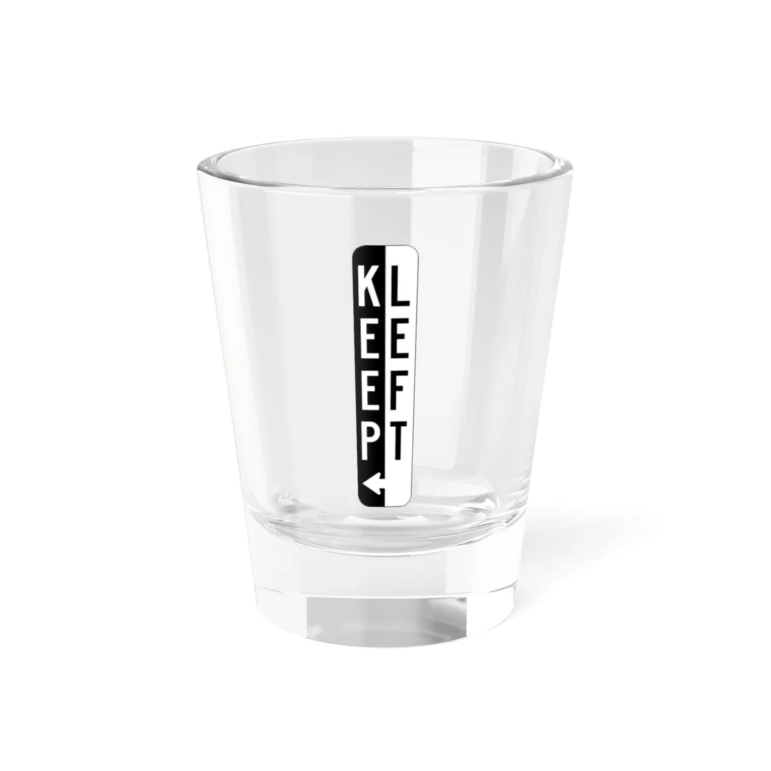 PBOT Road sign R5410T (Oregon) (Road Sign) Shot Glass 1.5oz - Go Mug Yourself