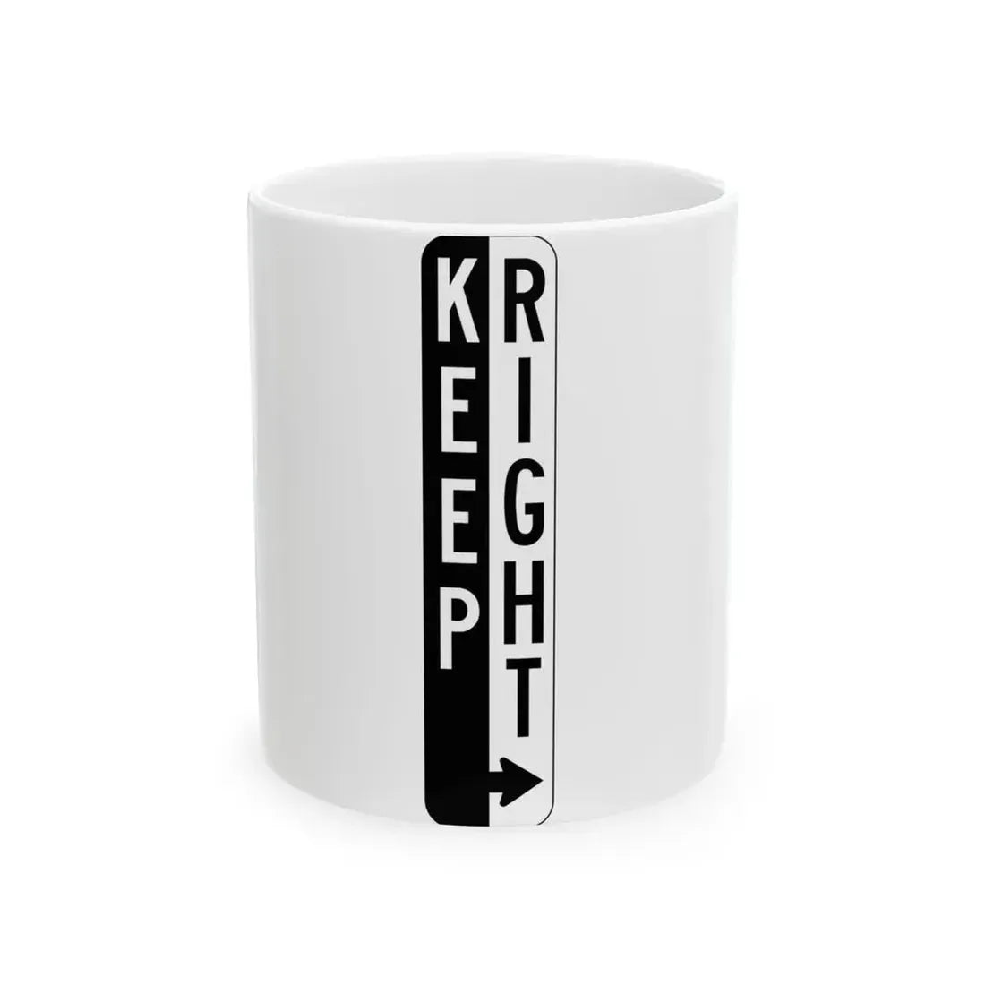 PBOT Road sign R5460T (Oregon) (Road Sign) White Coffee Mug 11oz - Go Mug Yourself