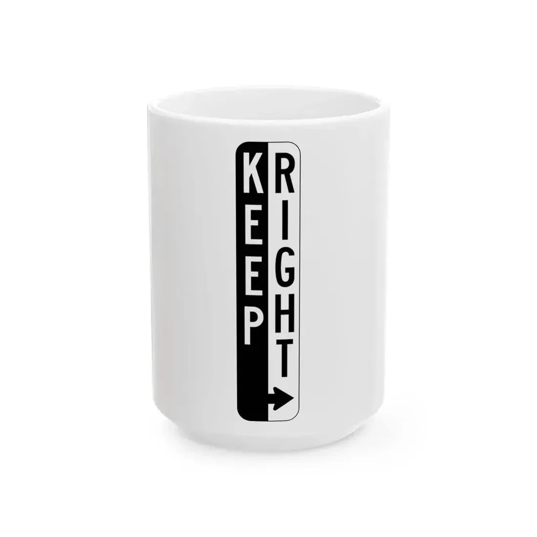 PBOT Road sign R5460T (Oregon) (Road Sign) White Coffee Mug 15oz - Go Mug Yourself