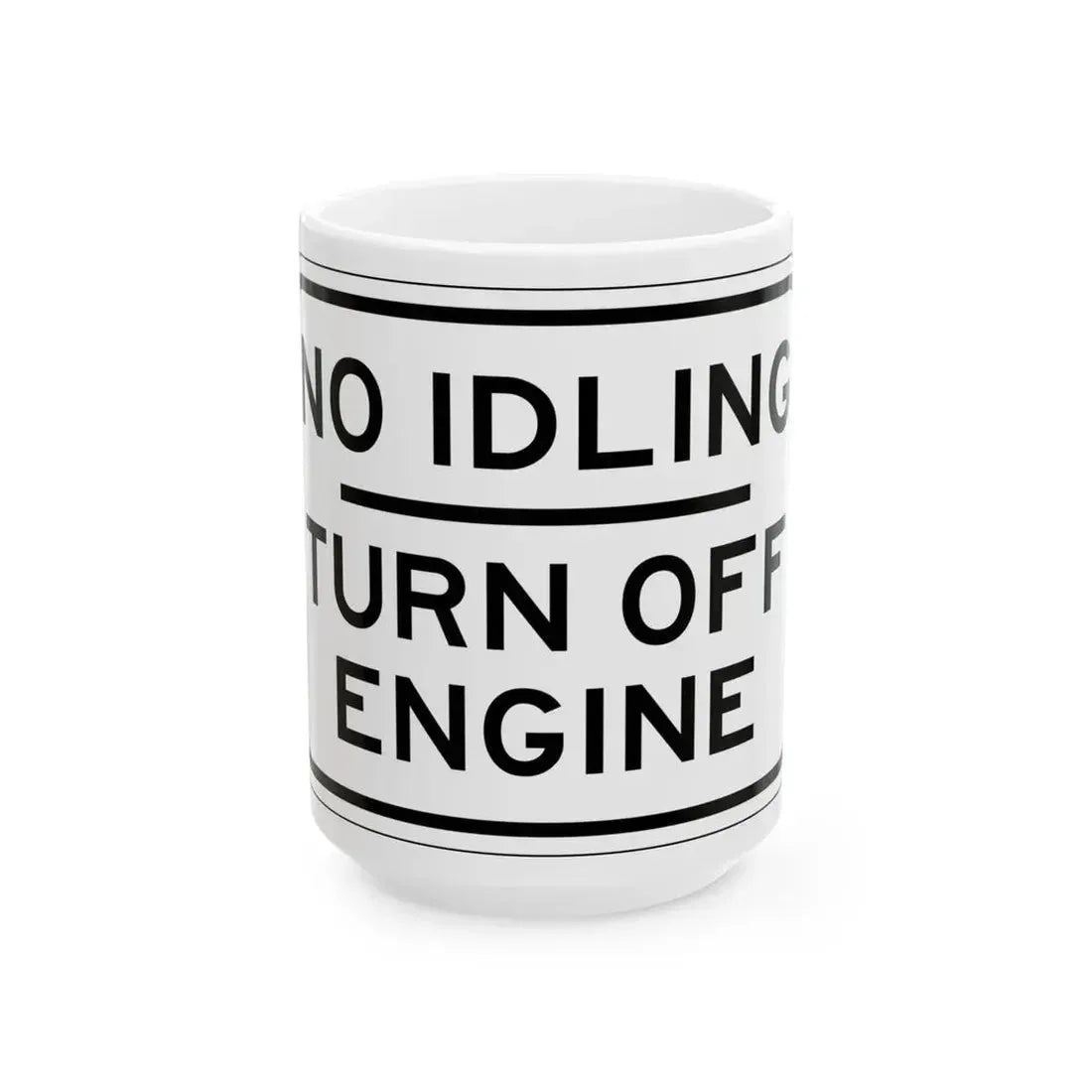 PBOT Road sign R6050 (Oregon) (Road Sign) White Coffee Mug 15oz - Go Mug Yourself