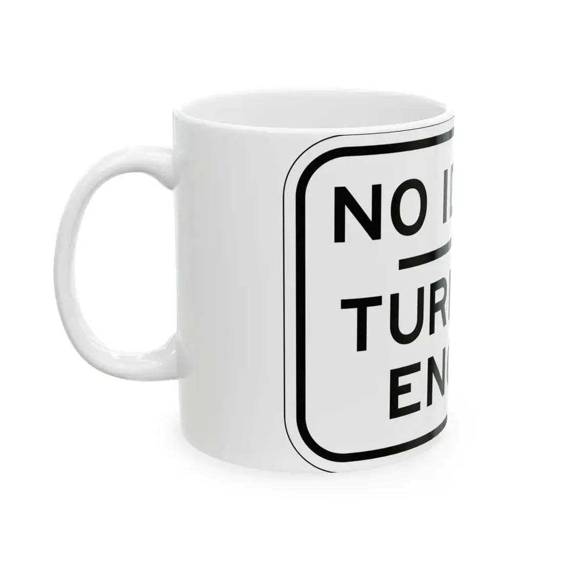 PBOT Road sign R6050 (Oregon) (Road Sign) White Coffee Mug - Go Mug Yourself