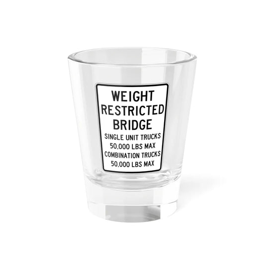 PBOT Road sign R6326 (Oregon) (Road Sign) Shot Glass 1.5oz 1.5oz - Go Mug Yourself