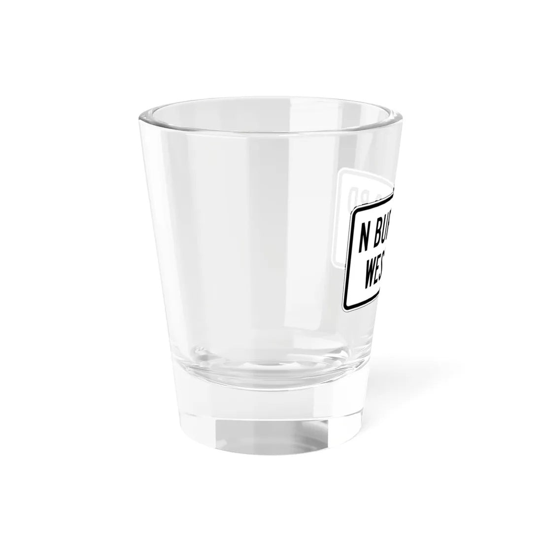PBOT Road sign R6335 (Oregon) (Road Sign) Shot Glass 1.5oz - Go Mug Yourself