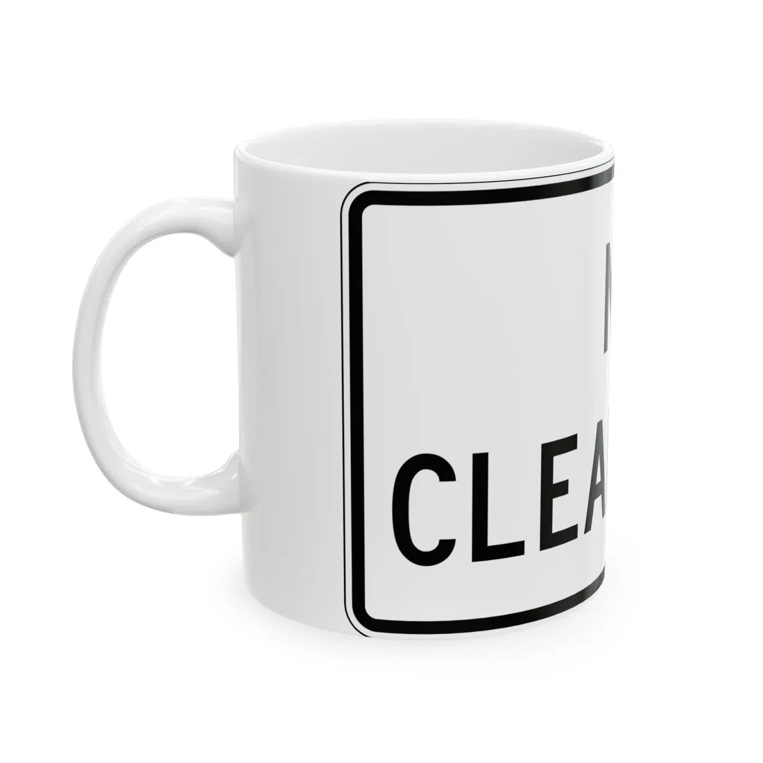PBOT Road sign R6570 (Oregon) (Road Sign) White Coffee Mug - Go Mug Yourself