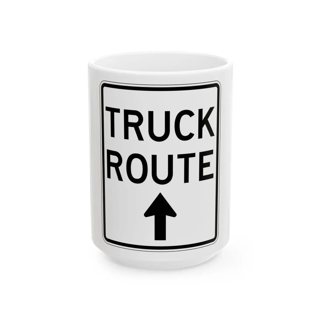 PBOT Road sign R6620 (Oregon) (Road Sign) White Coffee Mug 15oz - Go Mug Yourself