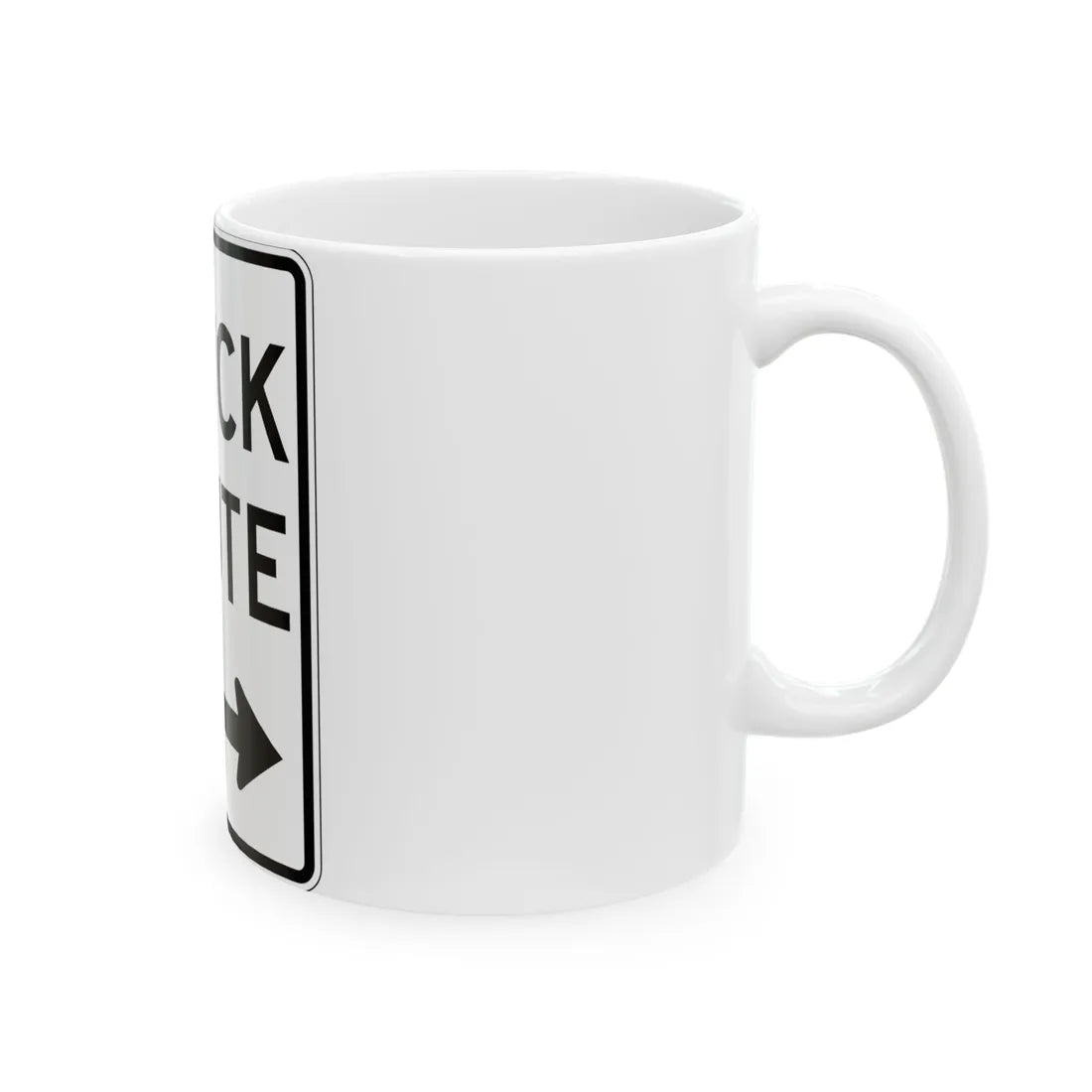 PBOT Road sign R6660 (Oregon) (Road Sign) White Coffee Mug - Go Mug Yourself