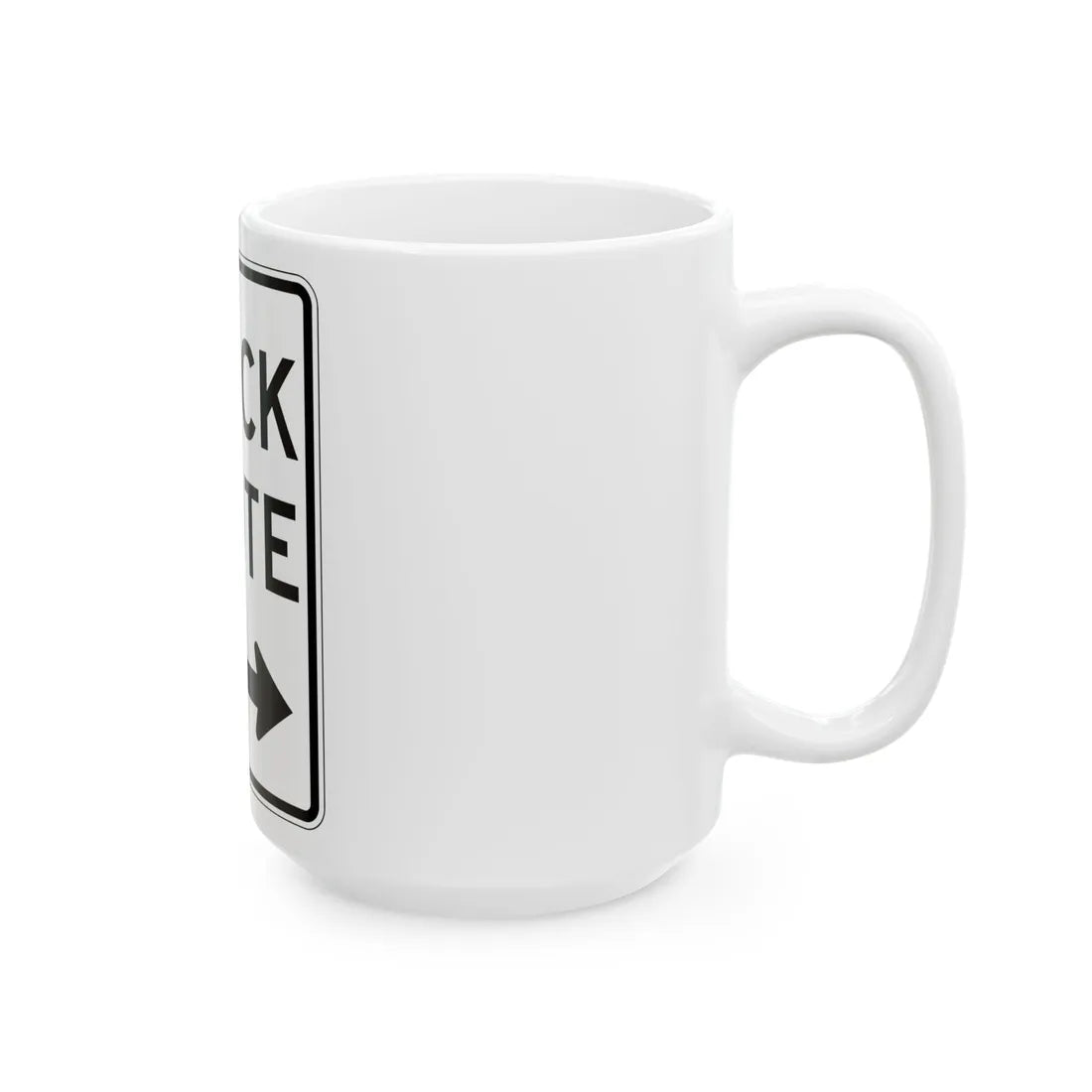 PBOT Road sign R6660 (Oregon) (Road Sign) White Coffee Mug - Go Mug Yourself