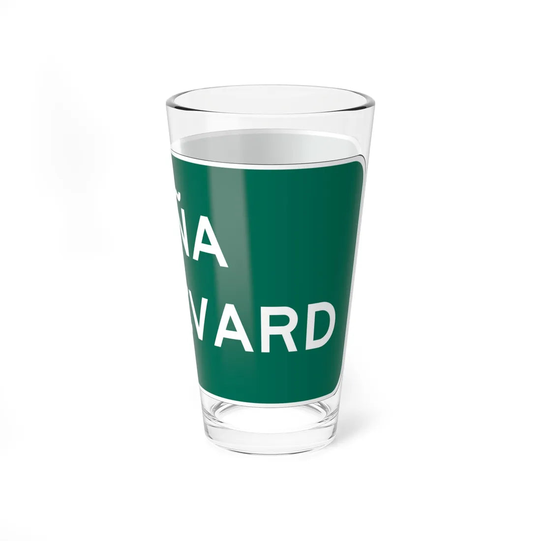 Peña Boulevard (Colorado) (Road Sign) Pint Glss 16oz - Go Mug Yourself