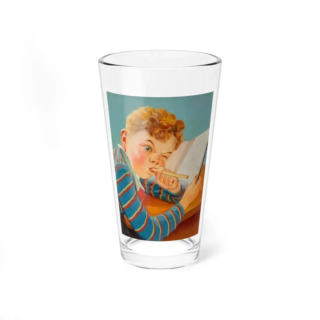 Pea Shooter (Magazine Illustration) Pint Glass 16oz 16oz - Go Mug Yourself