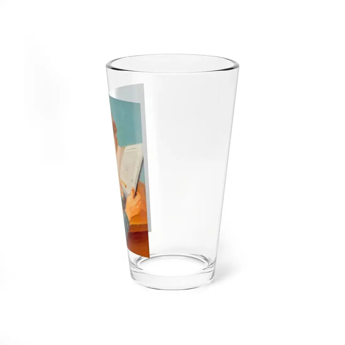 Pea Shooter (Magazine Illustration) Pint Glass 16oz - Go Mug Yourself