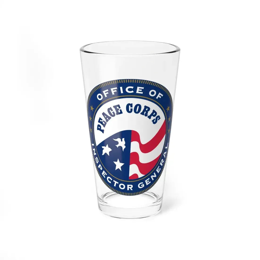 Peace Corps Office of Inspector General - Pint Glass 16oz 16oz - Go Mug Yourself