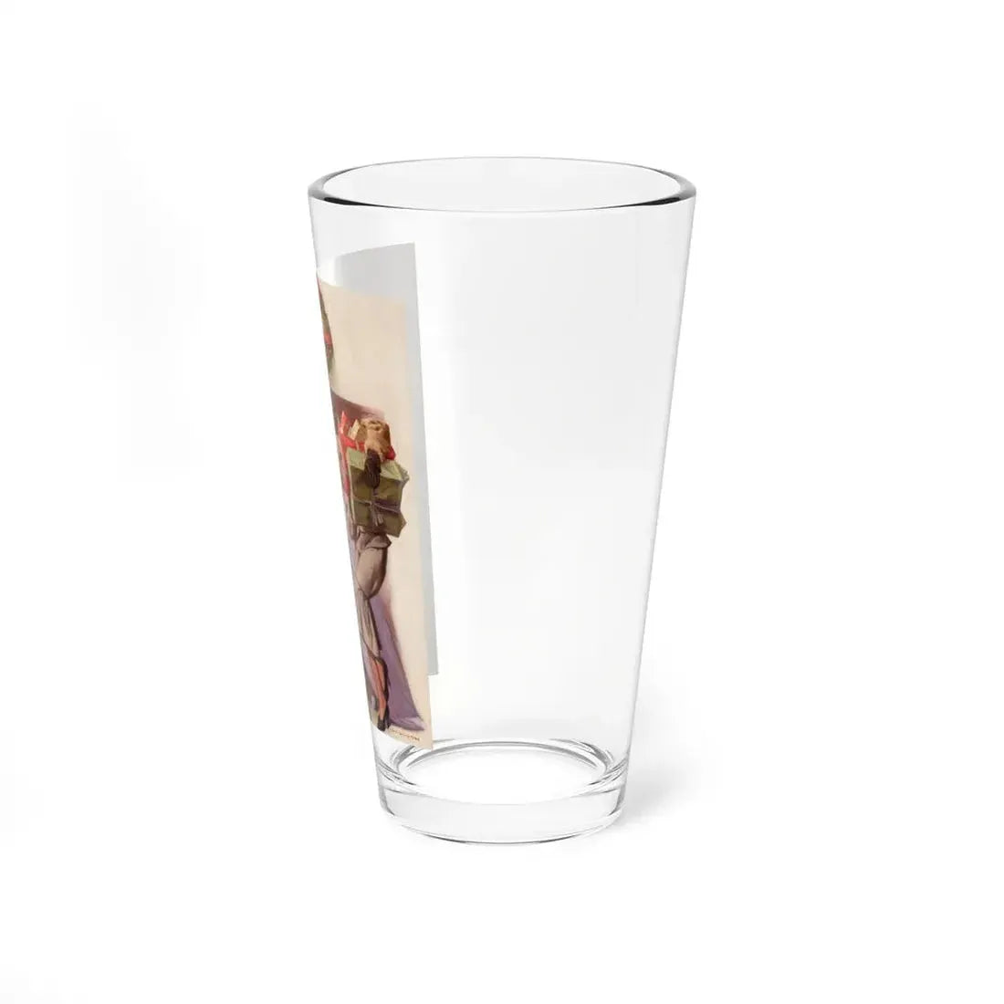 Peace on Earth, Good Will to Men (Magazine Illustration) Pint Glass 16oz - Go Mug Yourself
