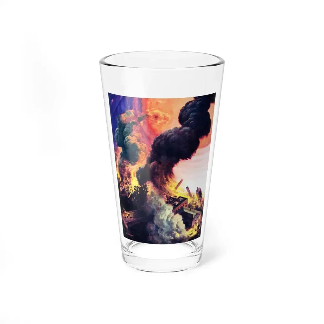 Peace-Or Hell On Earth, Liberty magazine, January 4, 1947 (Magazine Illustration) Pint Glass 16oz 16oz - Go Mug Yourself
