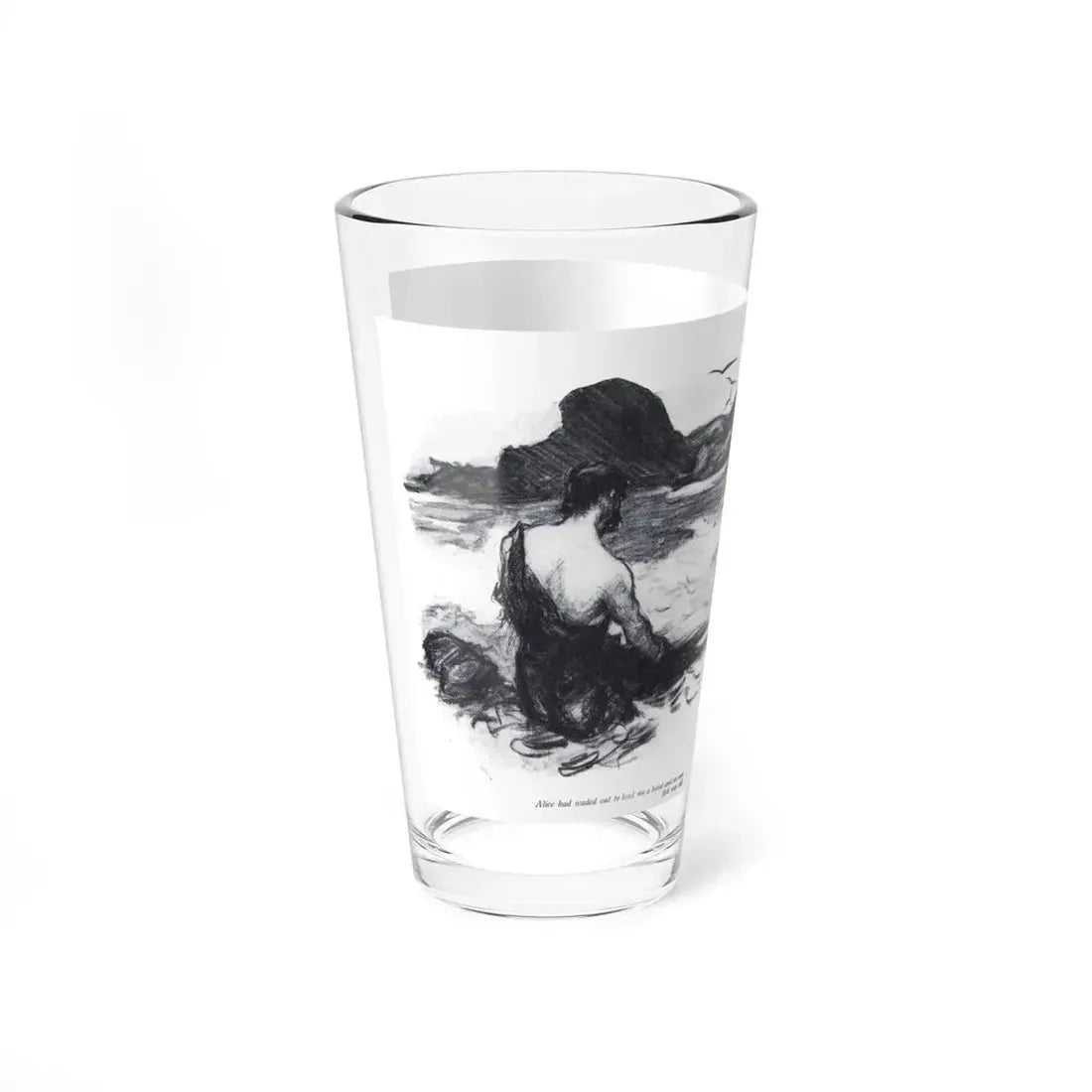 Pearls of Desire (3), Photoplay magazine, August 1917 (Magazine Illustration) Pint Glass 16oz - Go Mug Yourself