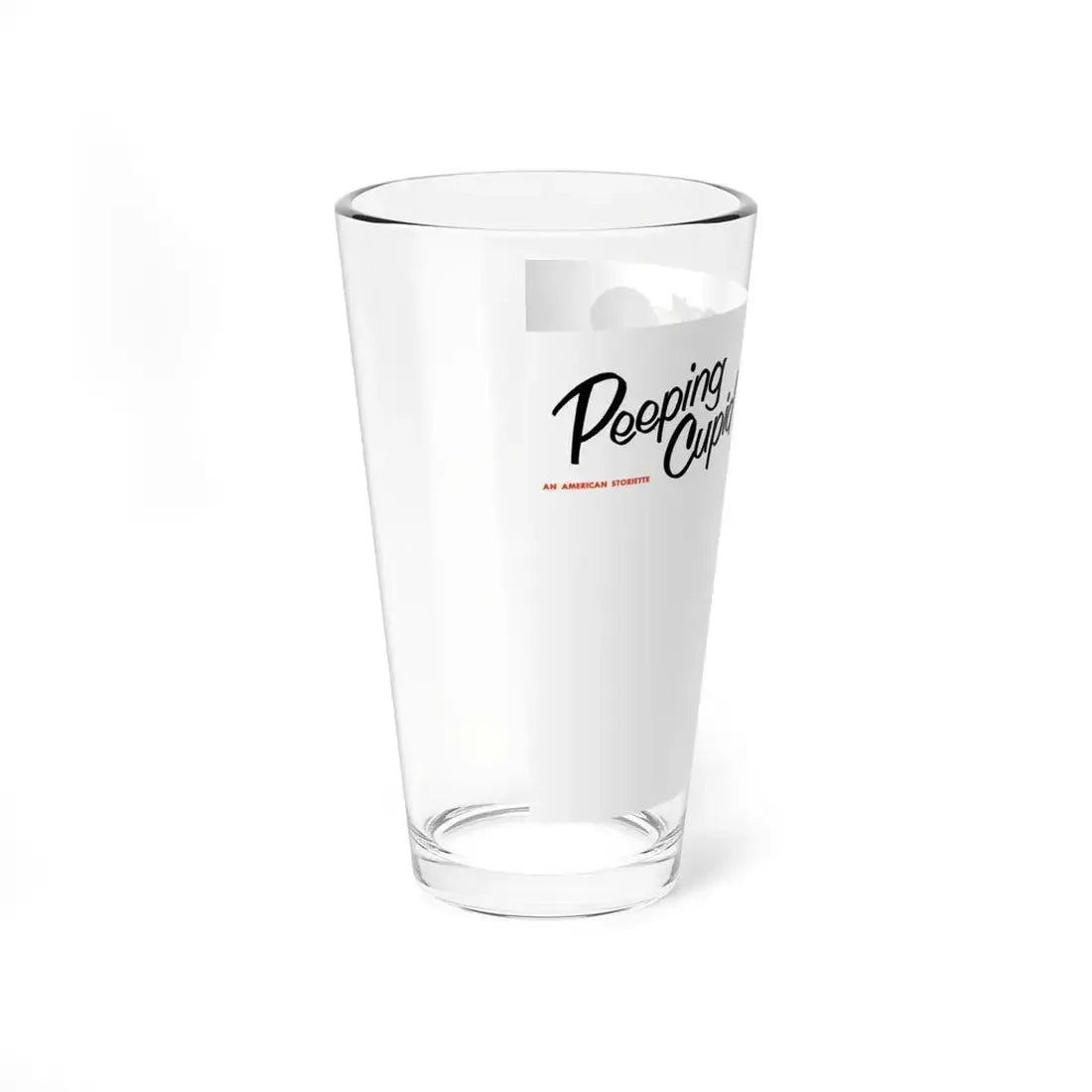 Peeping Cupid, The American Magazine, January 1953 (Magazine Illustration) Pint Glass 16oz - Go Mug Yourself