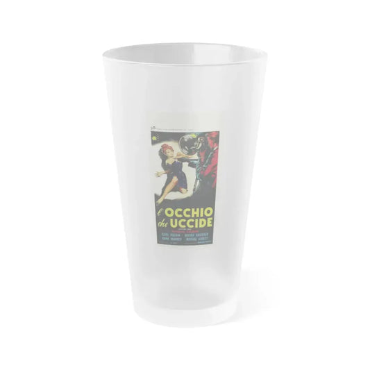 PEEPING TOM (ITALIAN) 1960 Movie Poster - Frosted Pint Glass 16oz 16oz Frosted - Go Mug Yourself