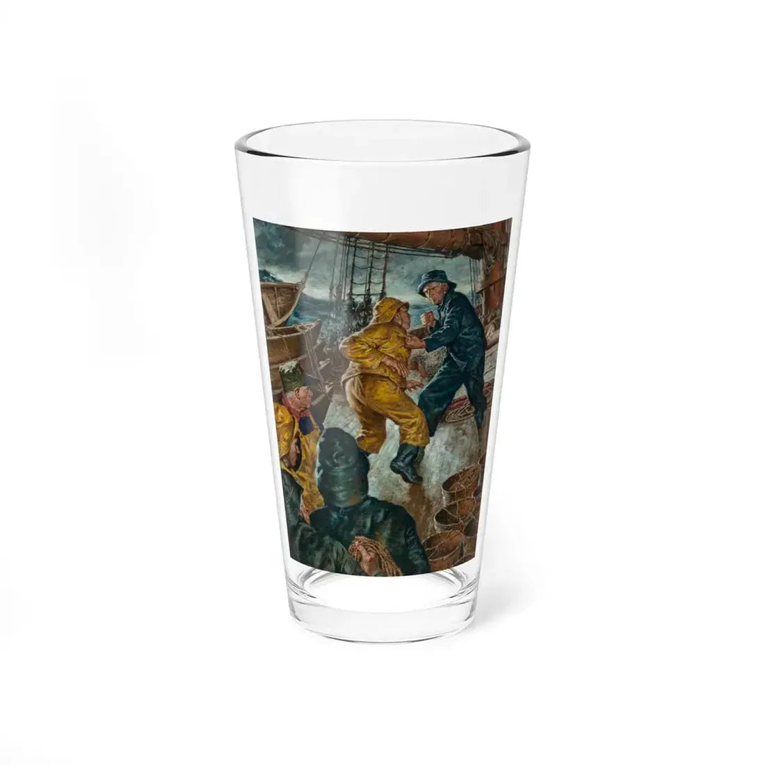 Peg-legged Captain (Magazine Illustration) Pint Glass 16oz 16oz - Go Mug Yourself
