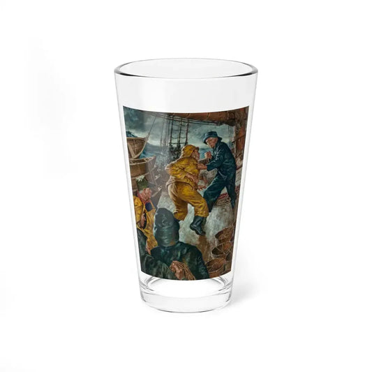 Peg-legged Captain (Magazine Illustration) Pint Glass 16oz 16oz - Go Mug Yourself