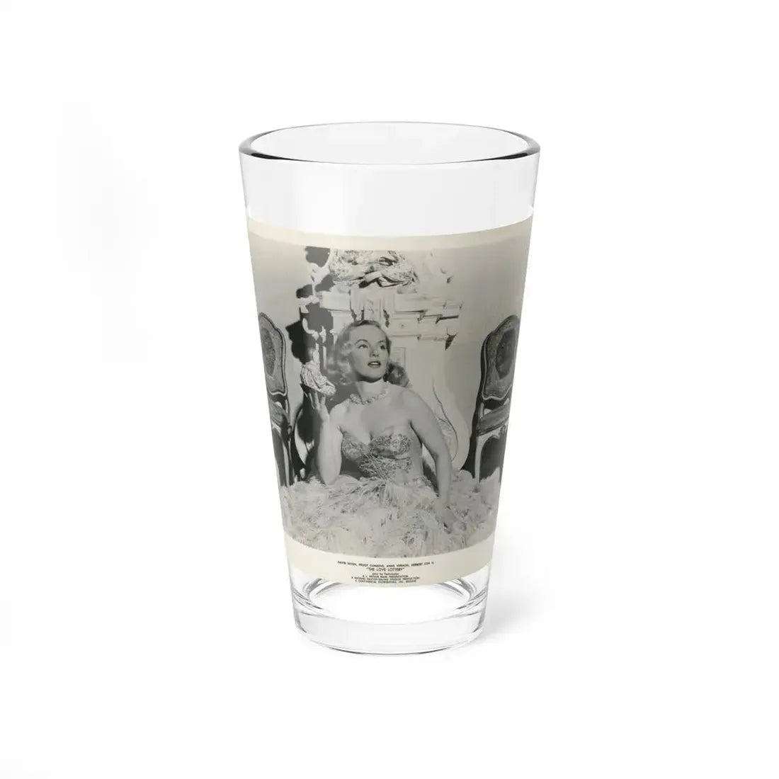 Peggy Cummins #12 (Vintage Female Icon) Pint Glass 16oz 16oz - Go Mug Yourself
