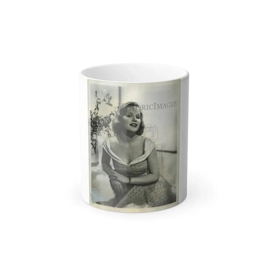 Peggy Cummins #21 (Vintage Female Icon) Color Changing Mug 11oz 11oz - Go Mug Yourself